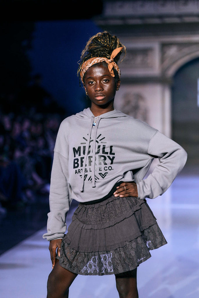 Muullberry Crop Hoodie