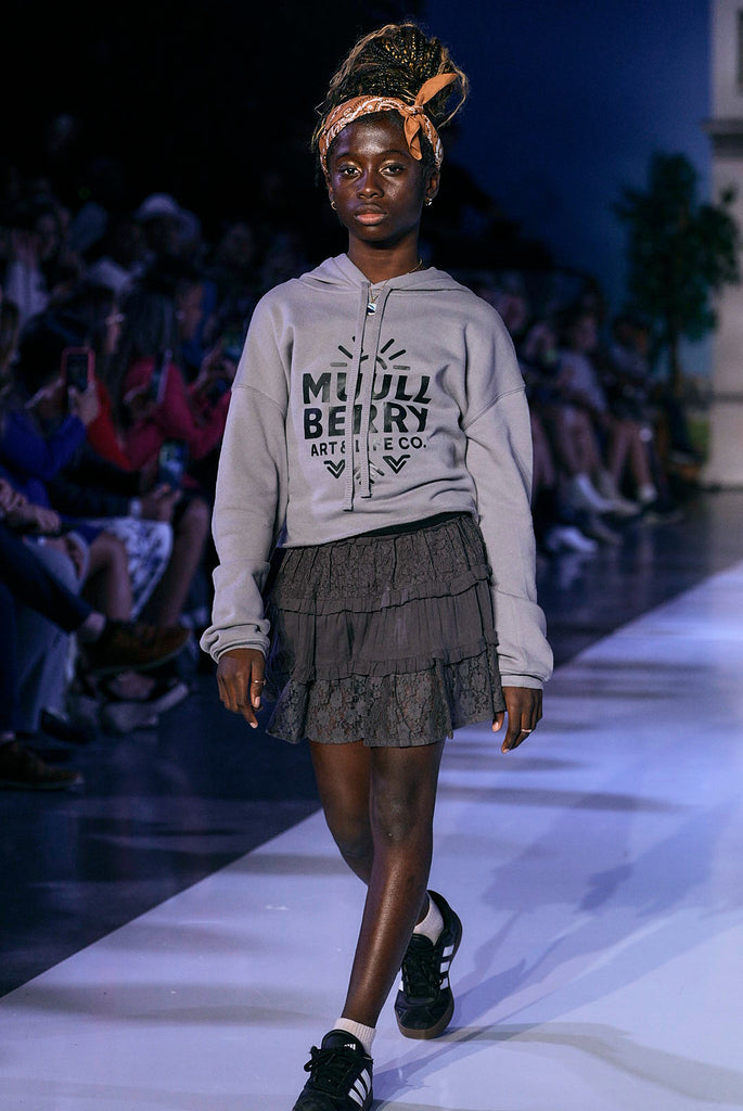 Muullberry Crop Hoodie