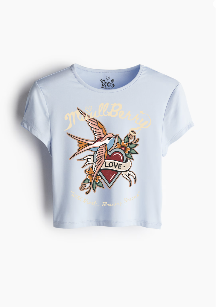 "LOVEBIRD" Fitted Tee