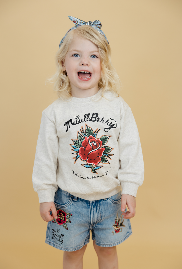 Chronic Rose Fleece Crew 🌹