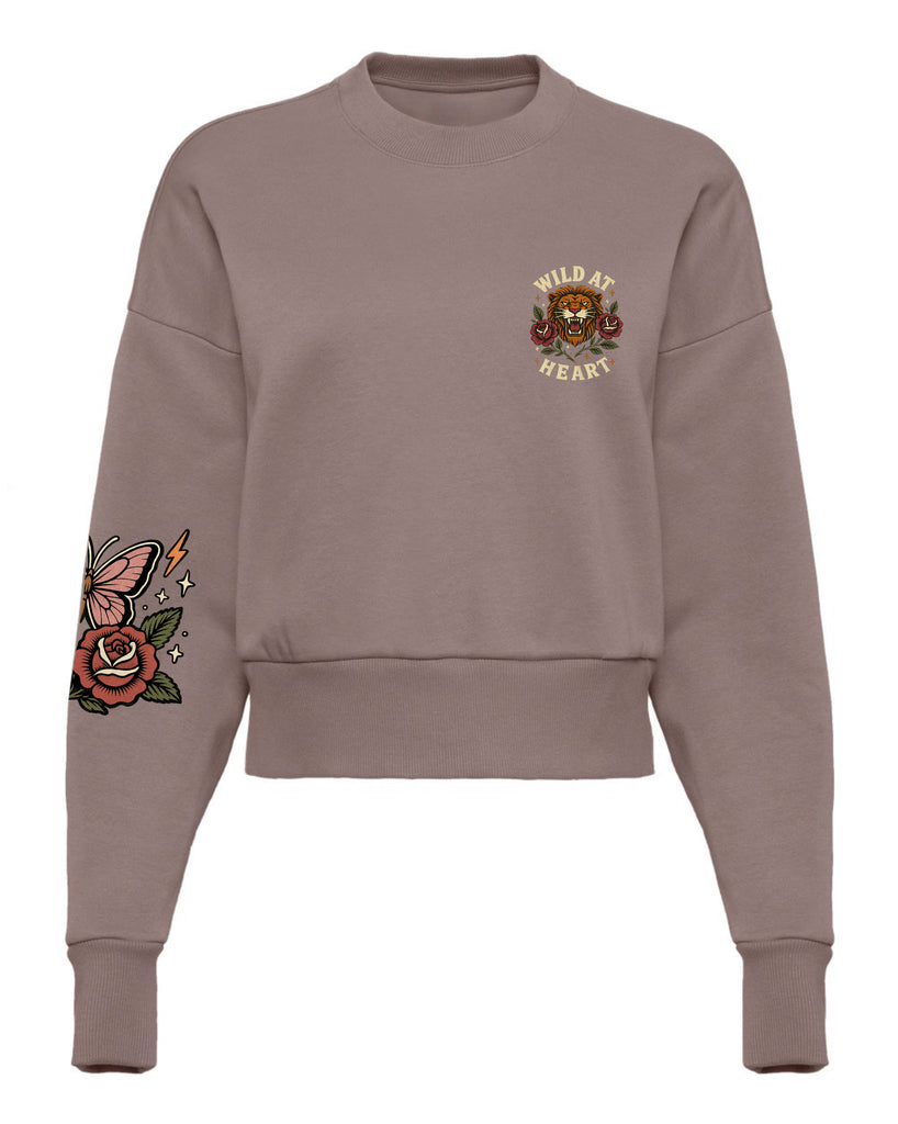 Wild at Heart Cropped Sweatshirt