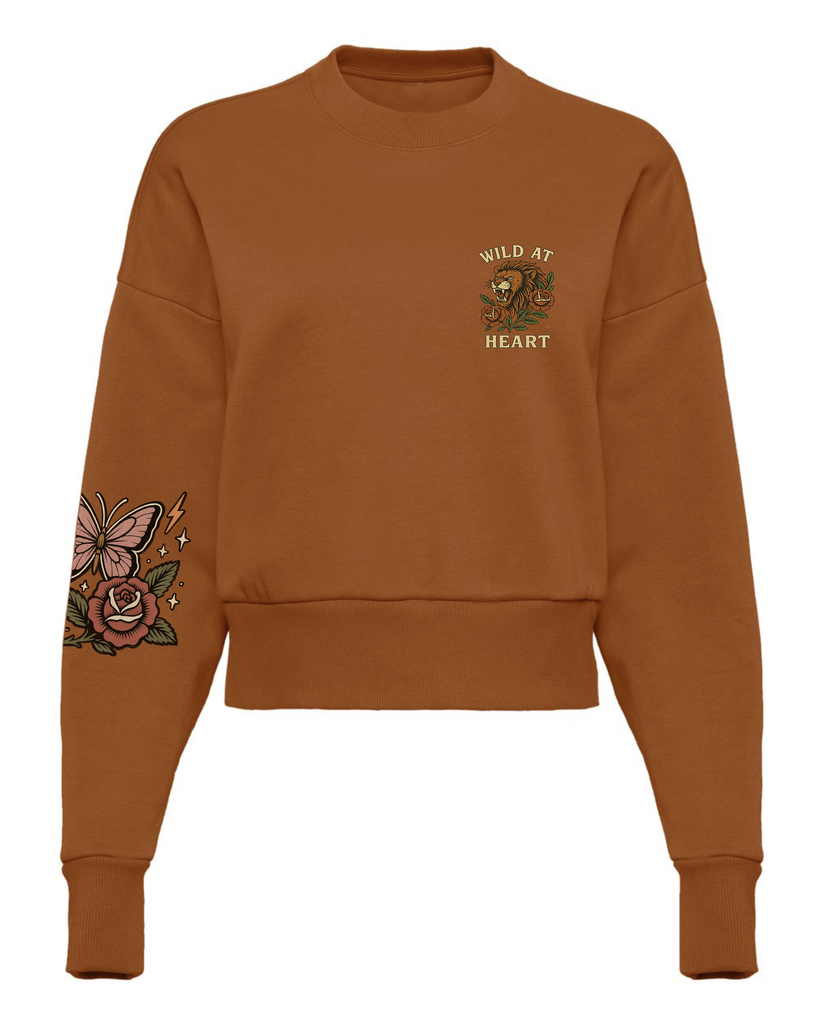 Wild at Heart Cropped Sweatshirt