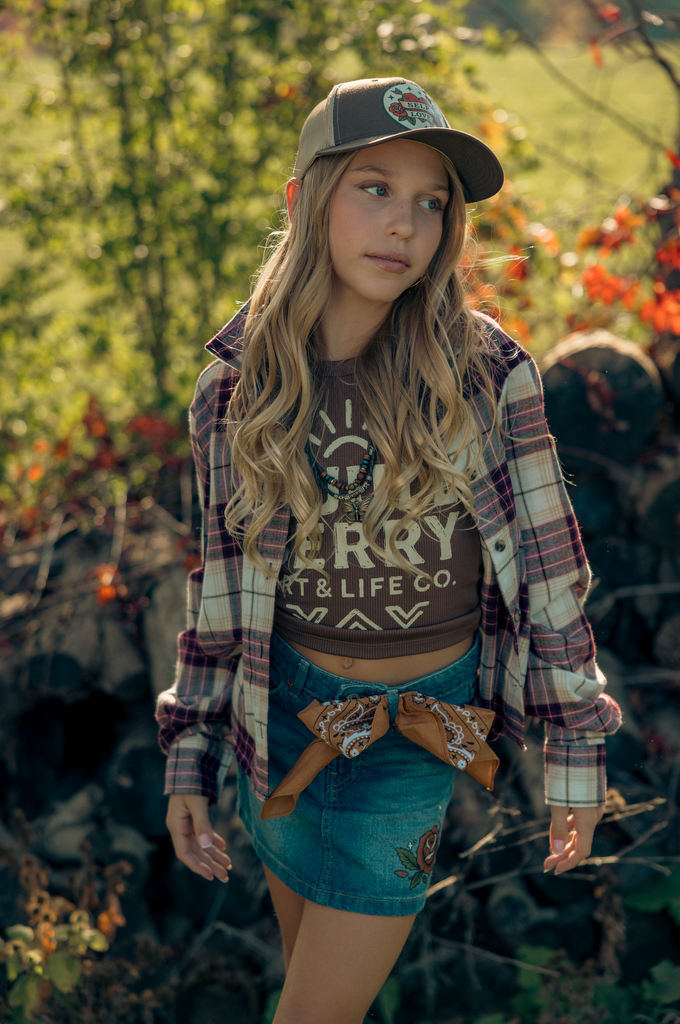 Varsity Flannel Blouse – Limited Edition