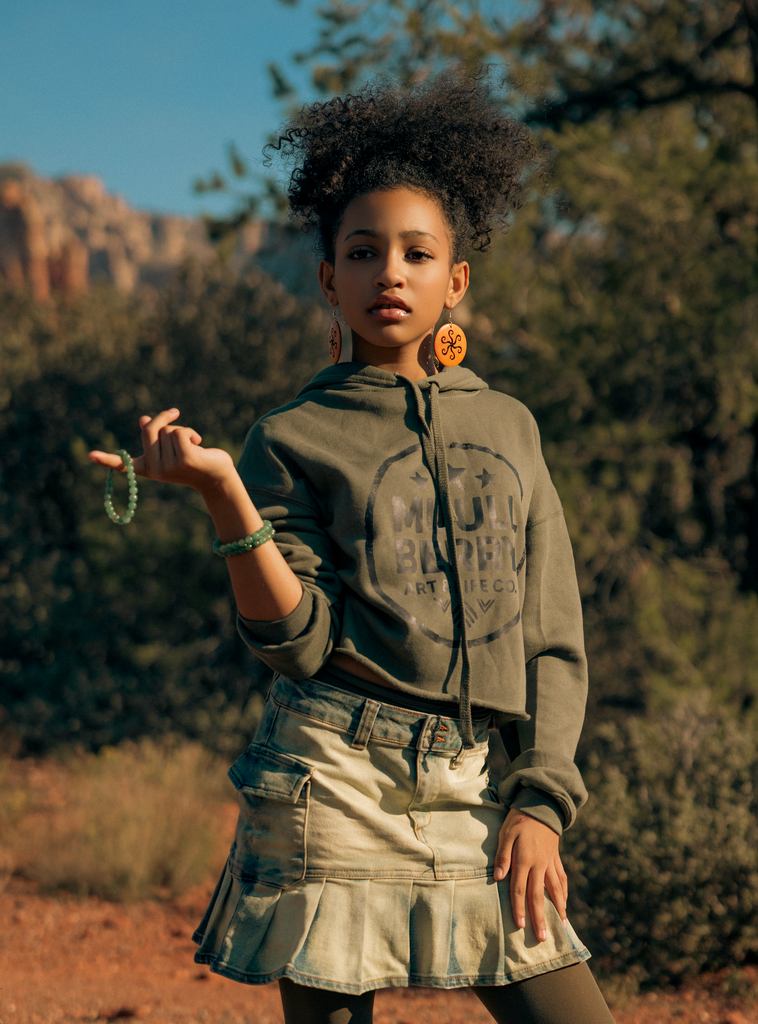 Muullberry Crop Hoodie