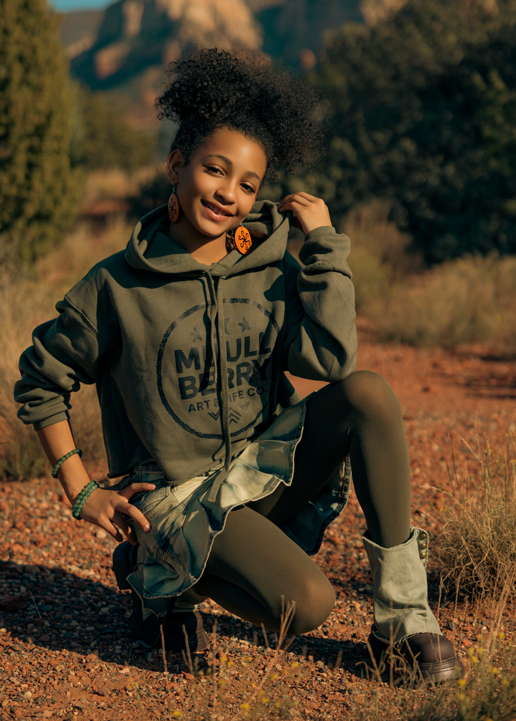 Muullberry Crop Hoodie