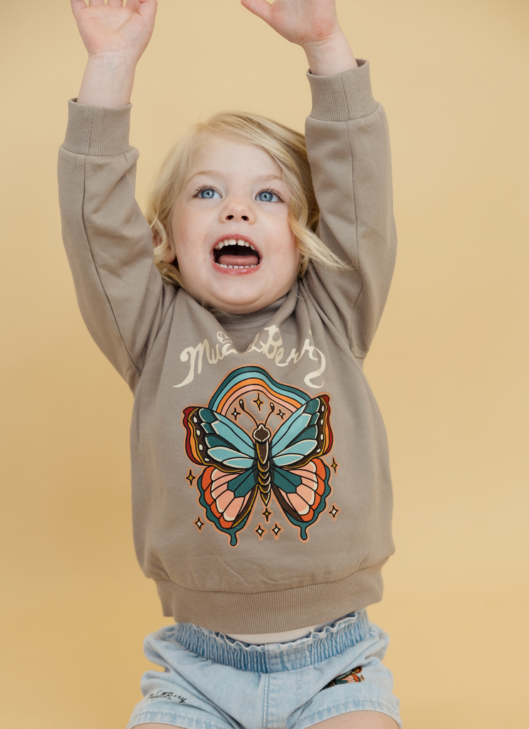 Butterfly Drift Crewneck 🦋