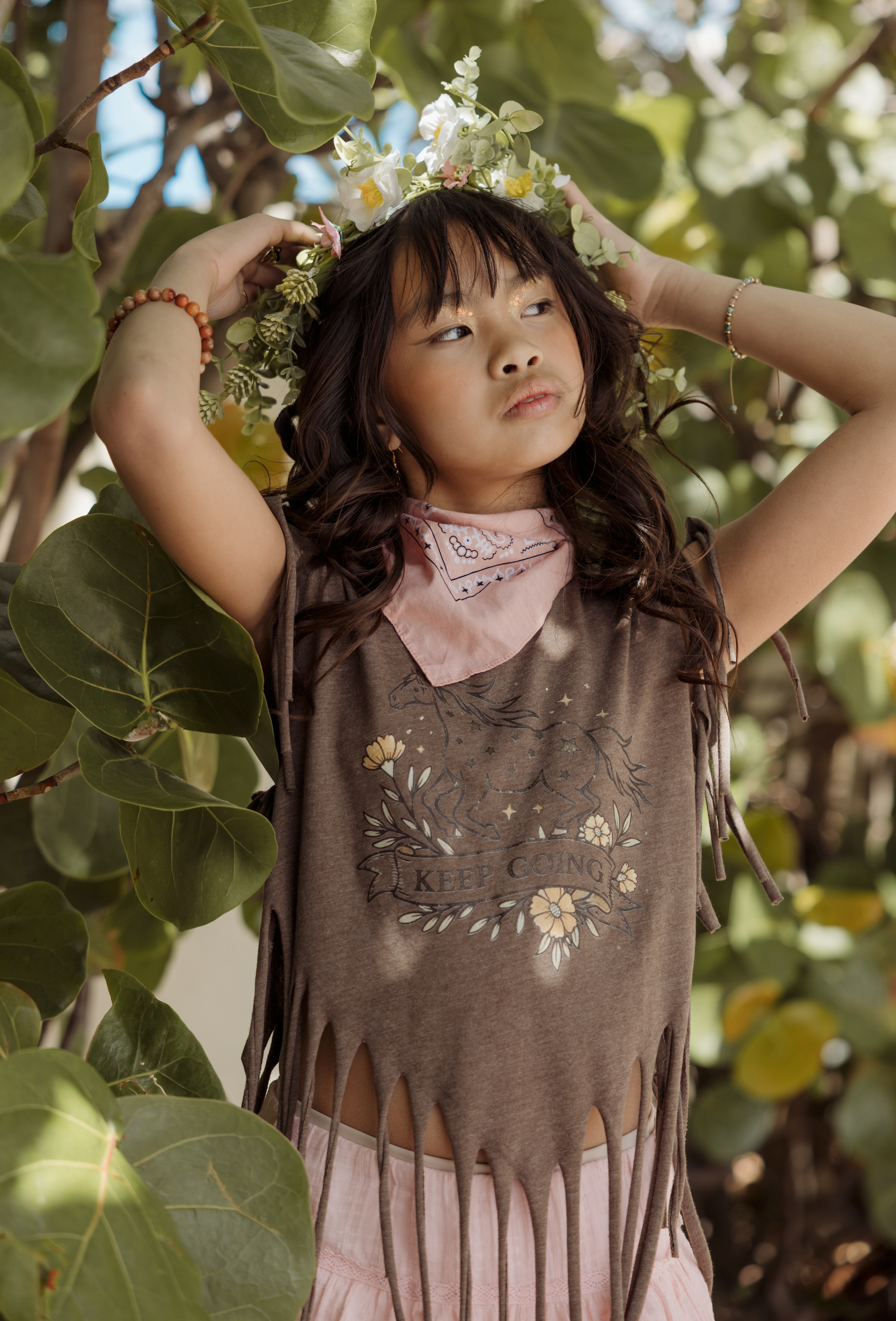 Keep Going Fringe Tee | Muullberry
